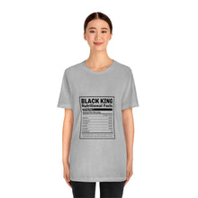 Load image into Gallery viewer, Black King Facts Short Sleeve Tee

