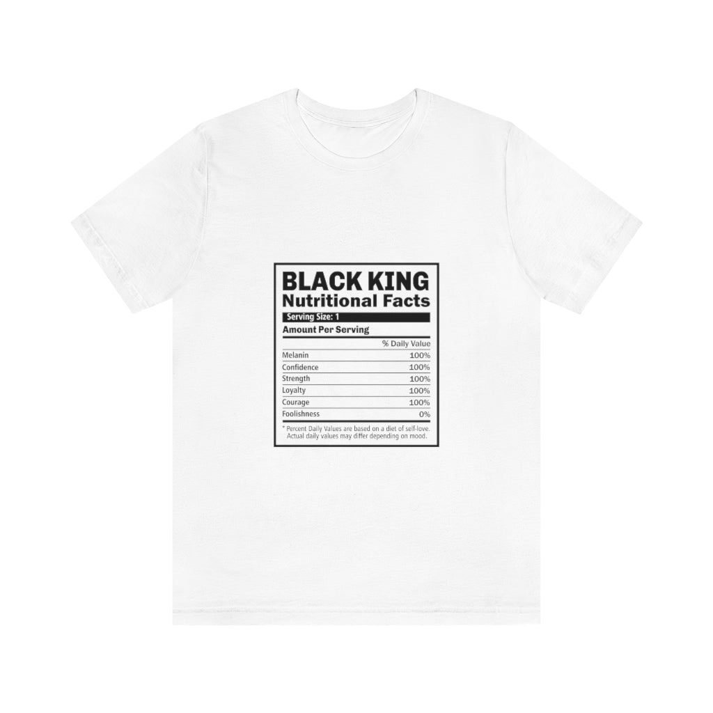 Black King Facts Short Sleeve Tee